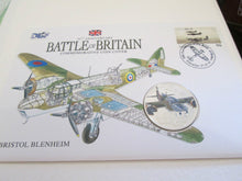 Load image into Gallery viewer, £5 Proof Coin First Day Covers Colourised Rare Unusual Battle of Britain WWII BU
