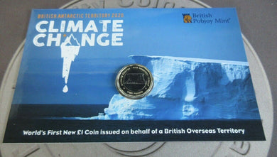 2020 Climate Change, Our Greatest Threat Bi-Metal BAT £1 Coin Pack