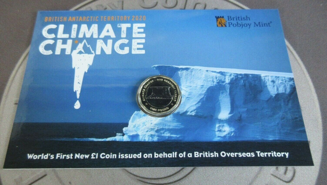 2020 Climate Change, Our Greatest Threat Bi-Metal BAT £1 Coin Pack