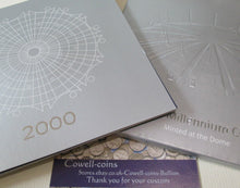 Load image into Gallery viewer, 2000 SPECIMEN MILLENNIUM DOME MINTMARK £5 CROWN PACK BUnc MINTED AT THE DOME
