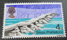 Load image into Gallery viewer, 1968 TARR STEPS PREHISTORIC  4d 7 STAMPS MNH INCLUDES TRAFFIC LIGHTS
