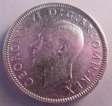 Load image into Gallery viewer, 1938 KING GEORGE VI BARE HEAD .500 SILVER EF+ ONE SHILLING COIN &amp; CLEAR FLIP S2
