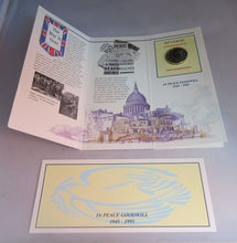 Load image into Gallery viewer, 1995 UK BUNC SECOND WORLD WAR £2 COIN IN PEACE GOODWILL 1945-1995 PACK
