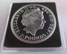 Load image into Gallery viewer, 2003 QEII BRITANNIA SILVER PROOF £2 TWO POUND COIN HIGH GRADE BOXED WITH COA
