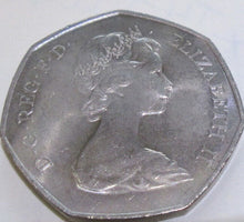 Load image into Gallery viewer, Royal Mint 1973 BUnc Coin FIFTY Pence 50p EEC END OF AN ERA OUT OF EU
