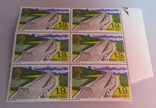 Load image into Gallery viewer, 1968 M4 VIADUCT BRIDGE 1s 9d 6 X STAMPS MNH IN CLEAR FRONTED STAMP HOLDER
