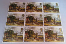 Load image into Gallery viewer, 1968 CONSTABLE 1821 HARRISON 1/9 9 X STAMPS MNH WITH CLEAR FRONTED STAMP HOLDER
