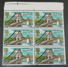 Load image into Gallery viewer, 1968 PORT MANAI BRIDGE 1s 6d 8 X STAMPS MNH IN CLEAR FRONTED STAMP HOLDER
