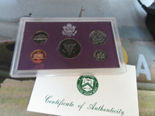 Load image into Gallery viewer, USA PROOF 5 COIN SET 1993 SANFASICO MINT KENEDY 1/2 DOLLAR - CENT US MINT

