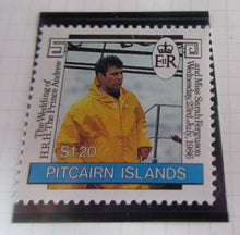 Load image into Gallery viewer, 1986 QUEEN ELIZABETH II 60TH BIRTHDAY PITCAIRN ISLANDS STAMPS &amp; ALBUM SHEET
