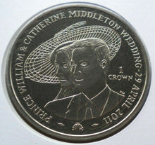 Load image into Gallery viewer, 2011 WILLIAM &amp; CATHERINE A ROYAL LIFE 1 CROWN FIRST DAY COIN COVER PNC &amp; COA
