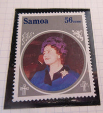 Load image into Gallery viewer, 1985 HMQE QUEEN MOTHER 85th ANNIV COLLECTION SAMOA STAMPS ALBUM SHEET
