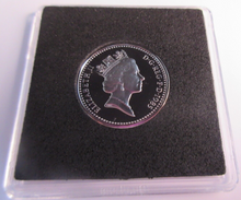 Load image into Gallery viewer, 1985 £1 ONE POUND SILVER PROOF COIN WELSH LEEK BOX &amp; COA
