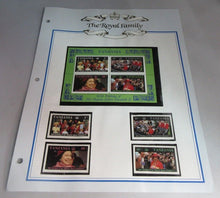 Load image into Gallery viewer, 1986 QUEEN ELIZABETH II 60TH BIRTHDAY TANZANIA STAMPS &amp; ALBUM SHEET
