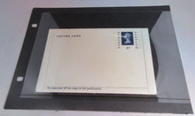 Load image into Gallery viewer, QUEEN ELIZABETH II 5d PHOSPHOR BAND LETTER CARD UNUSED IN CLEAR FRONT HOLDER
