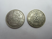 Load image into Gallery viewer, 1943 KING GEORGE VI SILVER SHILLING ENLISH &amp; SCOTTISH COLLECTABLE GRADE
