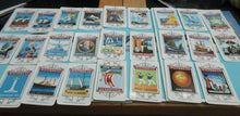Load image into Gallery viewer, Full set of 25 Whitbread inn signs cards maritime series new old stock
