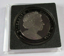 Load image into Gallery viewer, 2002 QEQM CHRISTENING OF WILLIAM GIBRALTAR ONE CROWN SILVER PROOF WITH RHODIUM
