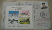 Load image into Gallery viewer, 1987 ROYAL AIR FORCE BINBROOK OPEN DAY W/C R.T. DOE SIGNED FLOWN STAMP COVER
