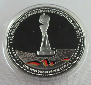 FIFA WOMENS WORLD CUP GERMANY 2011 36mm FIFA FRAUEN WM POKAL SILVER PROOF MEDAL
