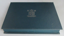 Load image into Gallery viewer, 1965 - 1981 UNITED KINGDOM CROWNS 5 COIN SET WITH ROYAL MINT BLUE BOOK
