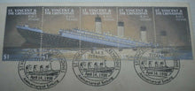 Load image into Gallery viewer, 1998 SIGNED TITANIC, PROOF REPUBLIC OF LIBERIA 5 DOLLAR BENHAM COIN COVER PNC
