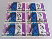 Load image into Gallery viewer, 1964 QEII 3d FOURTH ROAD BRIDGE 7 x PRE DECIMAL STAMPS MNH IN STAMP HOLDER
