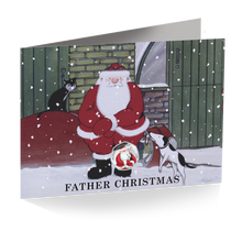 Load image into Gallery viewer, Father Christmas 50p - 2021 Coloured Cupro Nickel Diamond Finish in Card - BIOT
