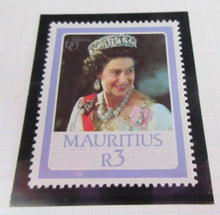 Load image into Gallery viewer, 1986 QUEEN ELIZABETH II 60TH BIRTHDAY MAURITIUS STAMPS &amp; ALBUM SHEET
