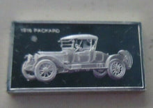 Load image into Gallery viewer, 1916 PACKARD 15mm X 10mm 1.60gram SILVER INGOT WITH INFORMATION SLIP
