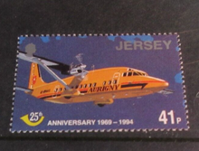 Load image into Gallery viewer, JERSEY 1969-1994 25TH ANNIVERSARY DECIMAL STAMPS X 3 MNH IN STAMP HOLDER
