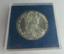Load image into Gallery viewer, 1780 MARIA THERESA THALER 1780 PROOF RESTRIKE SILVER COIN ENCAPSULATED
