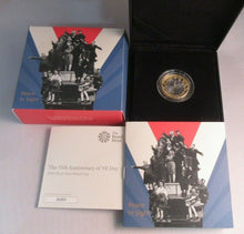 Load image into Gallery viewer, Anniversary of D-Day 2021 Silver Proof UK £2 Coin From Royal Mint Boxed with COA
