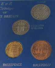 Load image into Gallery viewer, 1966 UK QEII COINAGE OF GREAT BRITAIN UNCIRCULATED 8 COIN PRE-DECIMAL SET
