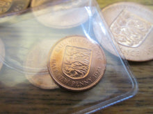 Load image into Gallery viewer, 1971 2012 2p 1p &amp; 1/2p B/UNC COINS MINT ROLLS FROM JERSEY IN PERFECT CONDITION
