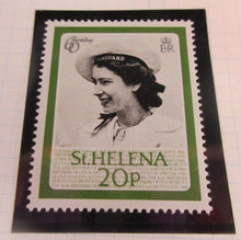 Load image into Gallery viewer, 1986 QUEEN ELIZABETH II 60TH BIRTHDAY ST HELENA STAMPS &amp; ALBUM SHEET
