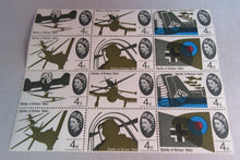 Load image into Gallery viewer, 1965 QEII BATTLE OF BRITAIN 1940 4d 16 x PRE DECIMAL STAMPS MNH IN STAMP HOLDER
