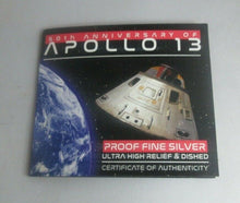 Load image into Gallery viewer, 2020 Apollo 13 50th Anniversary Silver Proof High Relief 1 Crown Coin Boxed/COA
