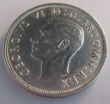 Load image into Gallery viewer, 1937 KING GEORGE VI BARE HEAD .500 SILVER CROWN EF+ IN PROTECTIVE CLEAR FLIP
