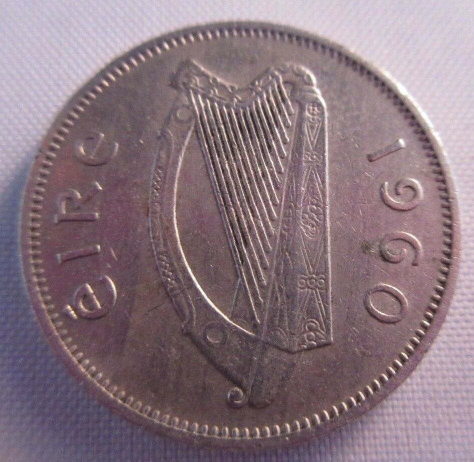 1960 IRELAND IRISH EIRE 6d SIXPENCE PRESENTED IN CLEAR FLIP