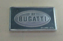 Load image into Gallery viewer, 1935 BUGATTI 15mm X 10mm 1.60gram SILVER INGOT WITH INFORMATION SLIP
