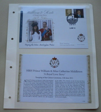 2011 WILLIAM & KATE-  A ROYAL LOVE STORY - TROOPING OF THE COLOUR CEREMONY COVER
