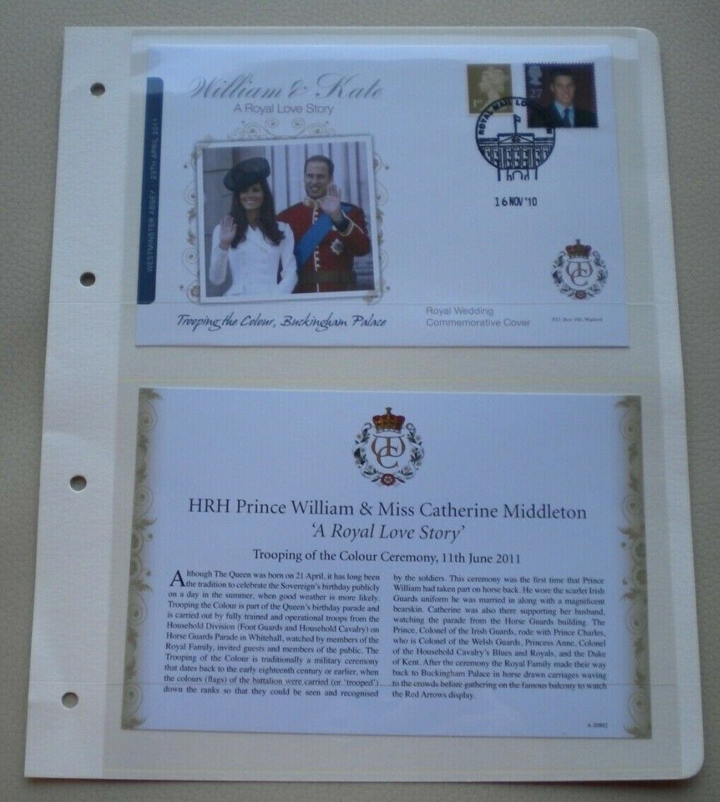 2011 WILLIAM & KATE-  A ROYAL LOVE STORY - TROOPING OF THE COLOUR CEREMONY COVER