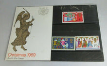 Load image into Gallery viewer, CHRISTMAS 1969 BRITISH MINT STAMPS PRESENTATION PACK
