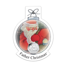 Load image into Gallery viewer, 2020 Father Christmas 50p Coin - Cupro Nickel Diamond Finish in a decoration
