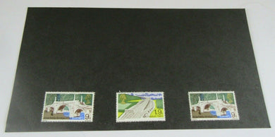 1968 M4 VIADUCT BRIDGE 1s 9d X 1 STAMP & ABERFELDY BRIDGE 9d X 2 STAMPS MNH