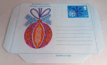 Load image into Gallery viewer, AIR MAIL LETTER CHRISTMAS QUEEN ELIZABETH II 12p  AIR MAIL LETTER UNUSED
