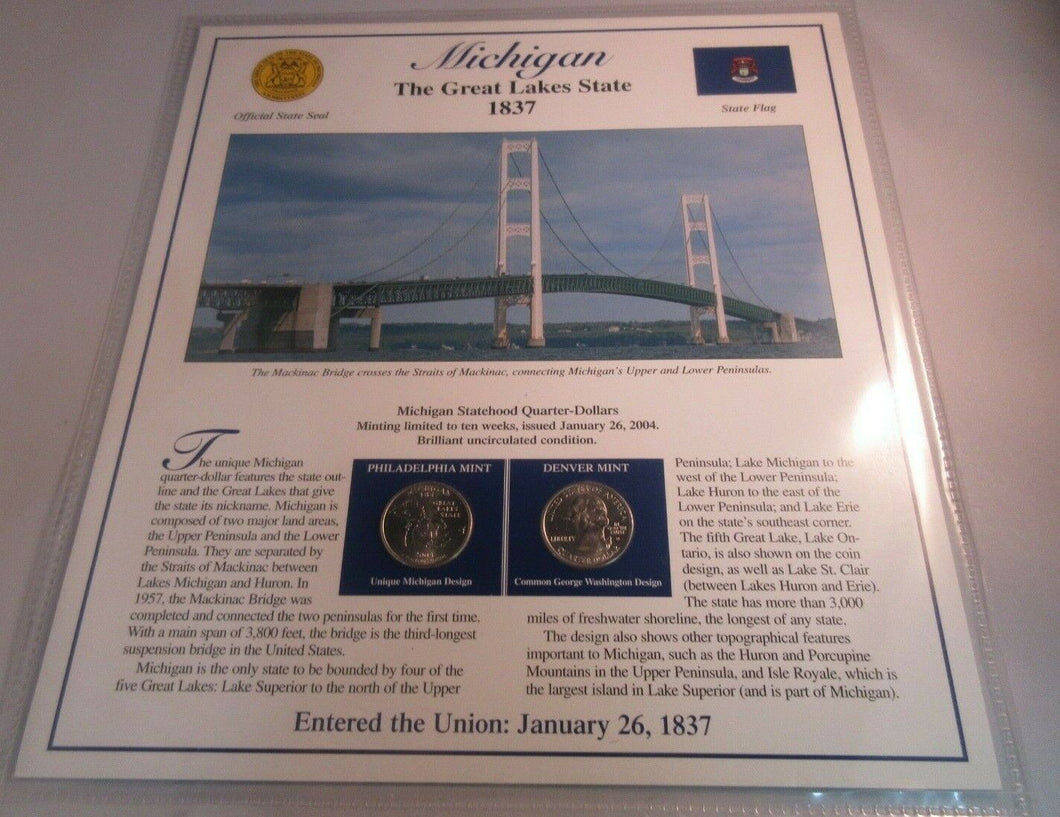 Statehood Quarters Collection Volume 2 Pages Sold Individually, Coins and Stamps