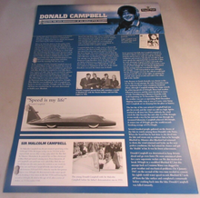 Load image into Gallery viewer, DONALD CAMPBELL CELEBRATING THE 50TH ANNIVERSARY OF HIS SPEED RECORDS STAMPS
