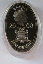 Load image into Gallery viewer, 2000 MILLENNIUM COLLECTION 1000 YEARS OF EXPLORATION PROOF ZAMBIA 1000 KWACHA
